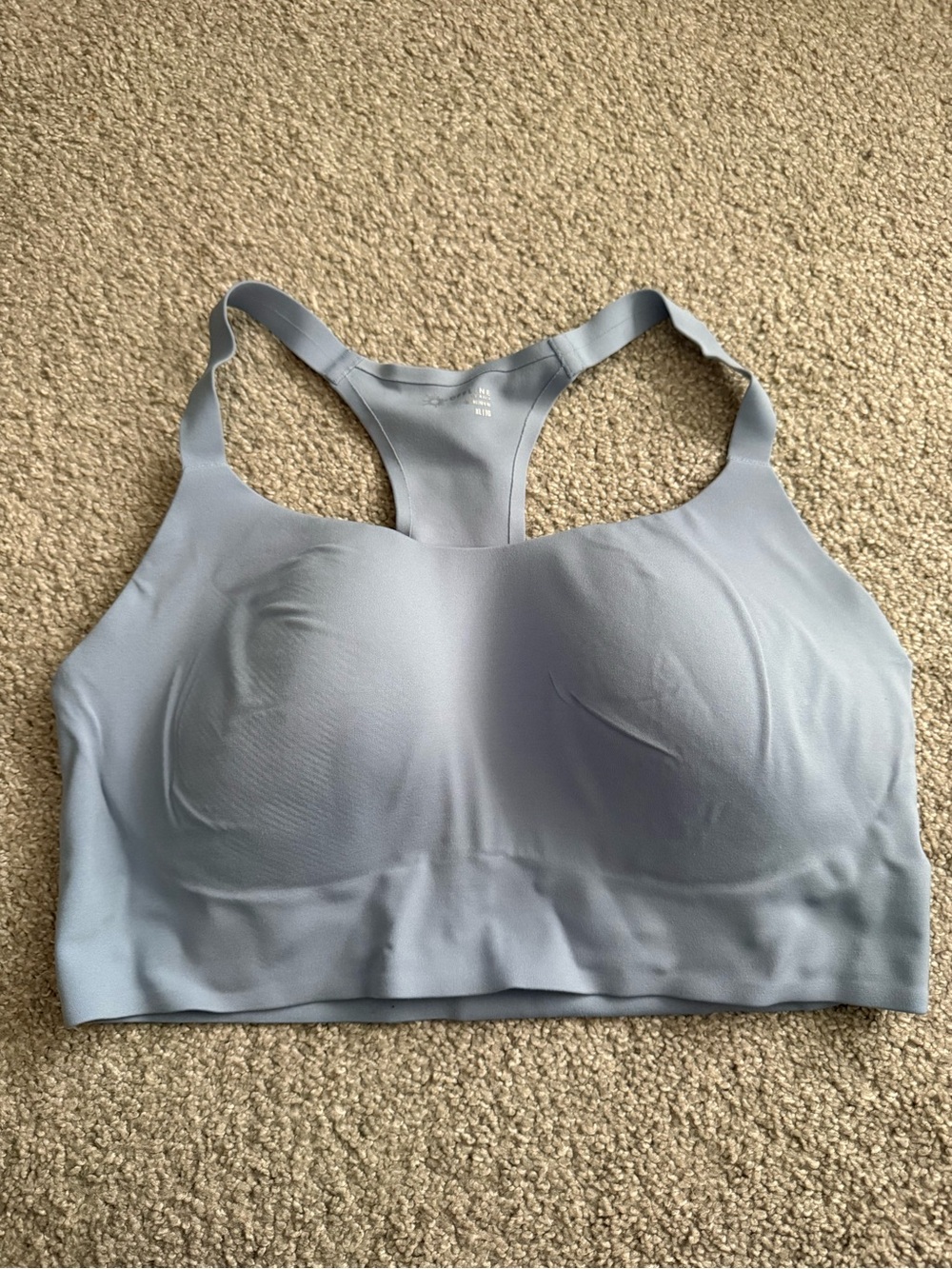 aerie Light Blue Padded Racerback Sports Bra